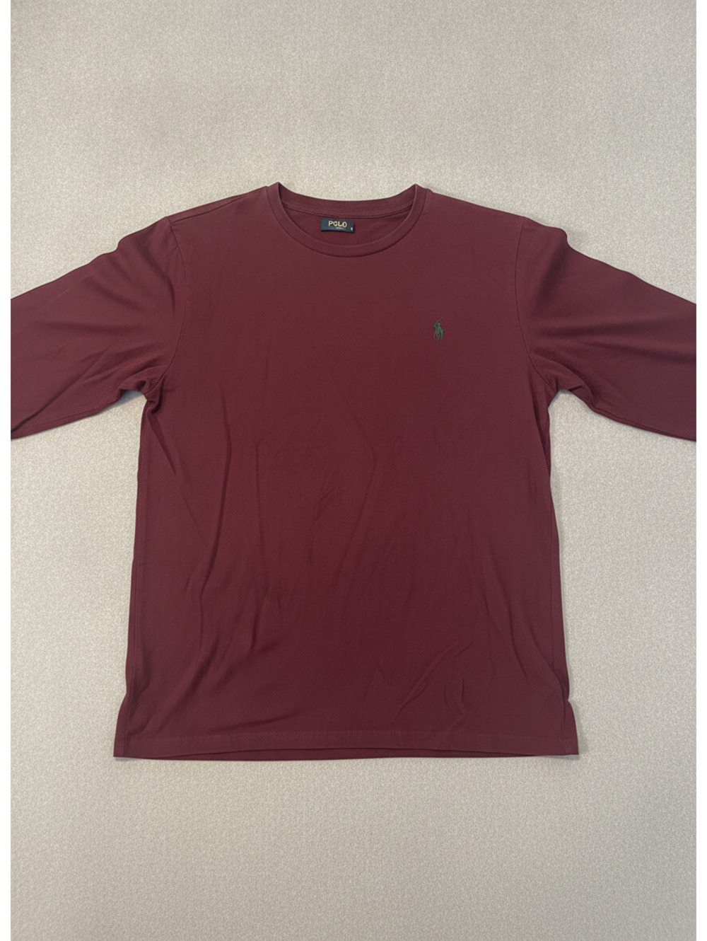 Polo Ralph Lauren Burgundy Long Sleeve Shirt Size S